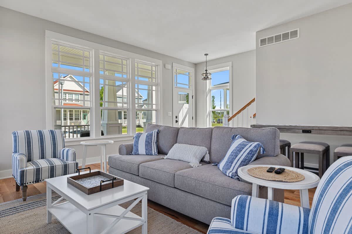 Wonderful natural light adds ambiance when sitting with a drink comes to mind.