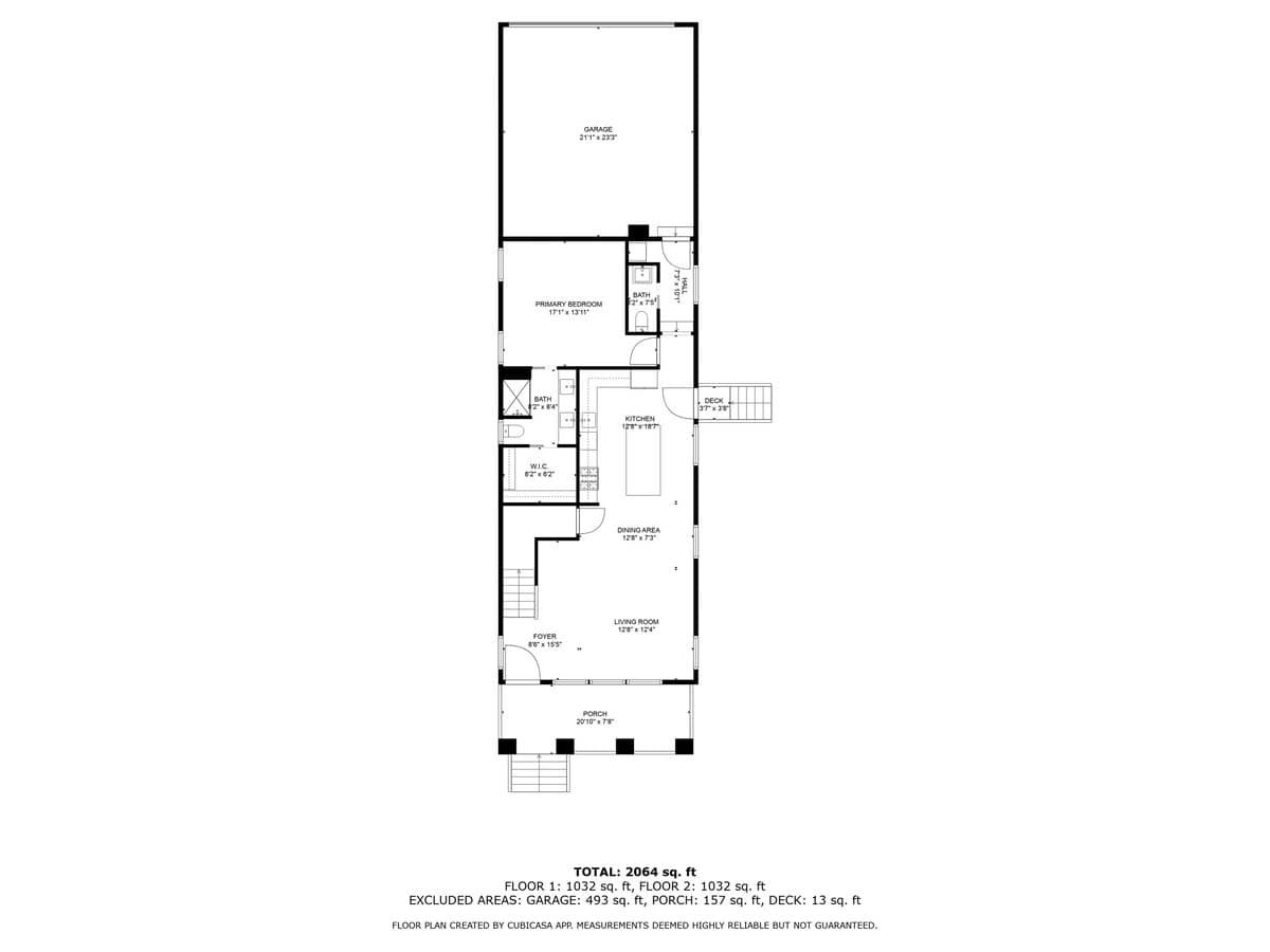 Harbor Shores Hideaway 1st Floor Layout
