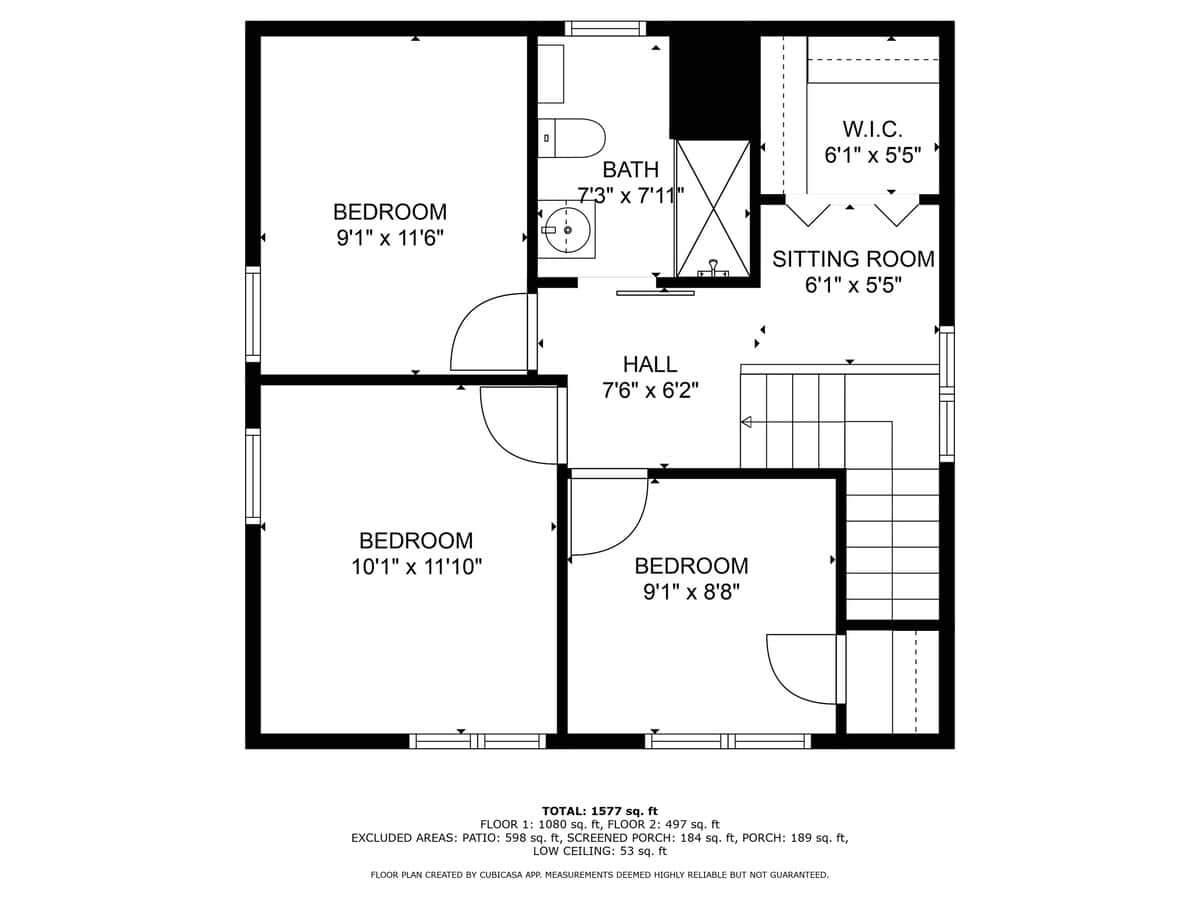 Whispering Arbor's Second Floor Layout
