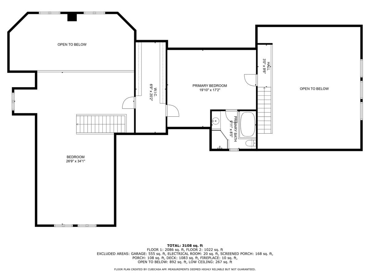 Second Floor Layout