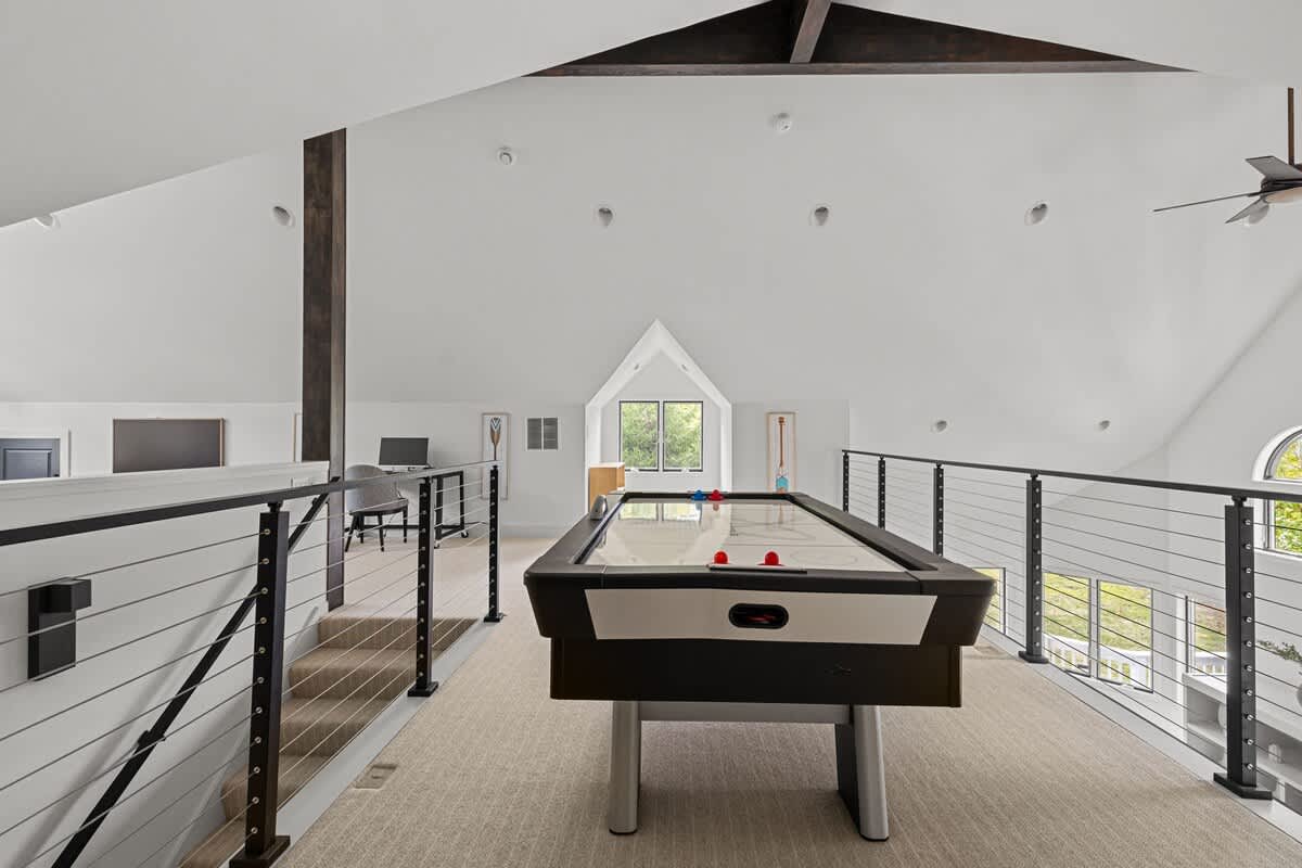A space where game nights reach new heights.