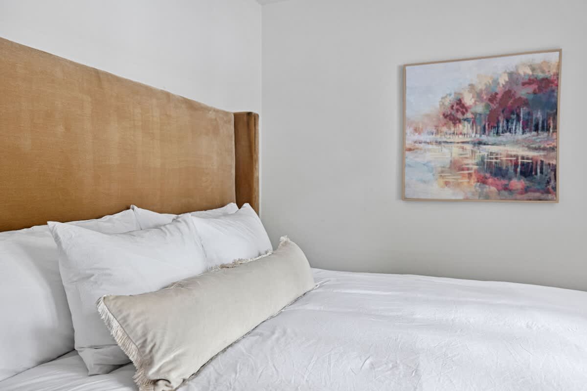 Pillows fluffed, art hung, and dreams waiting to unfold.