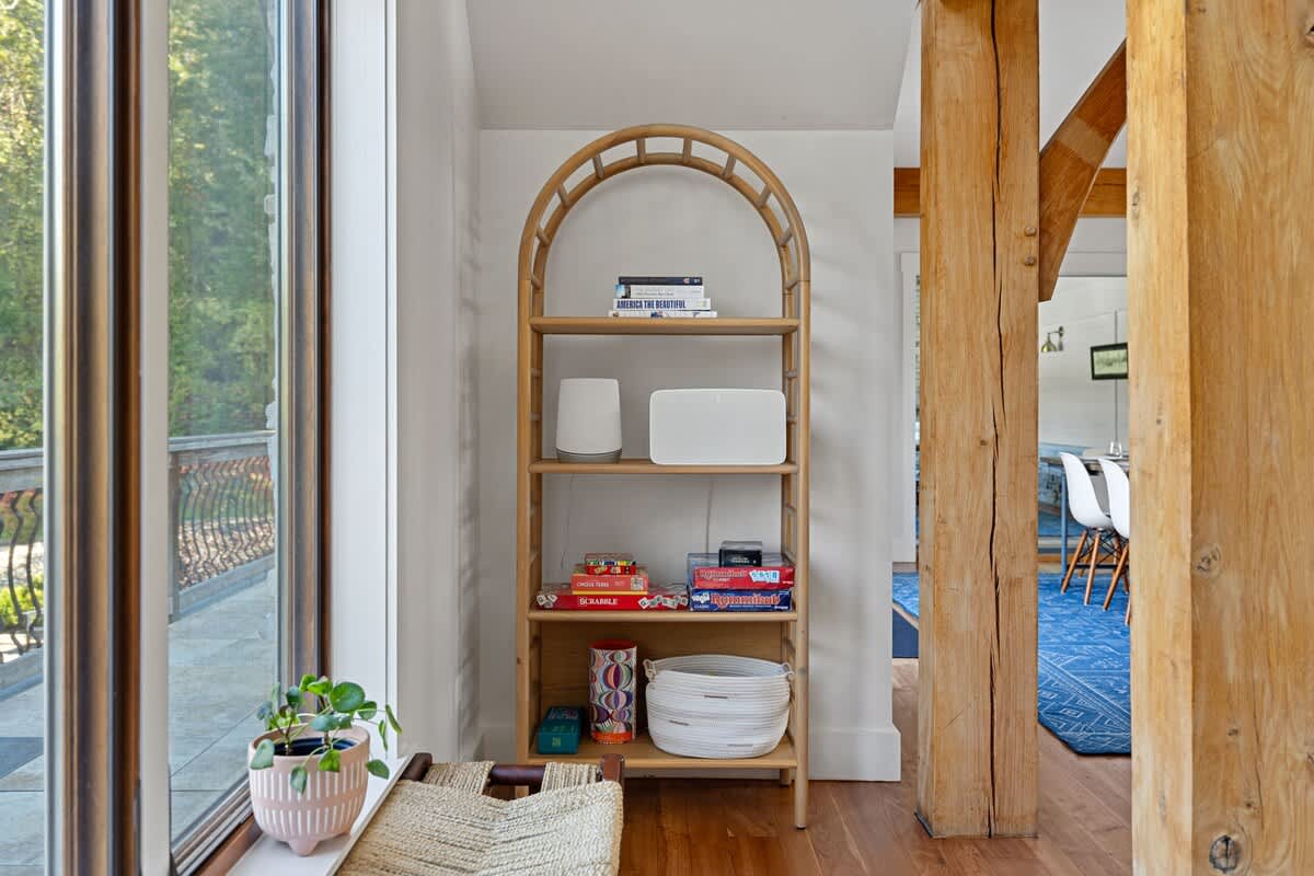 Books, speakers, and board games—everything you need for a perfect chill-out session