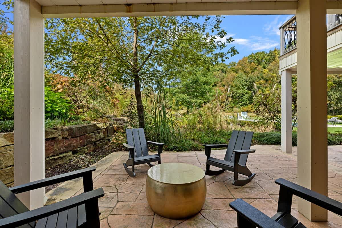 Just a few chairs and endless views of tranquility—what more could you need?