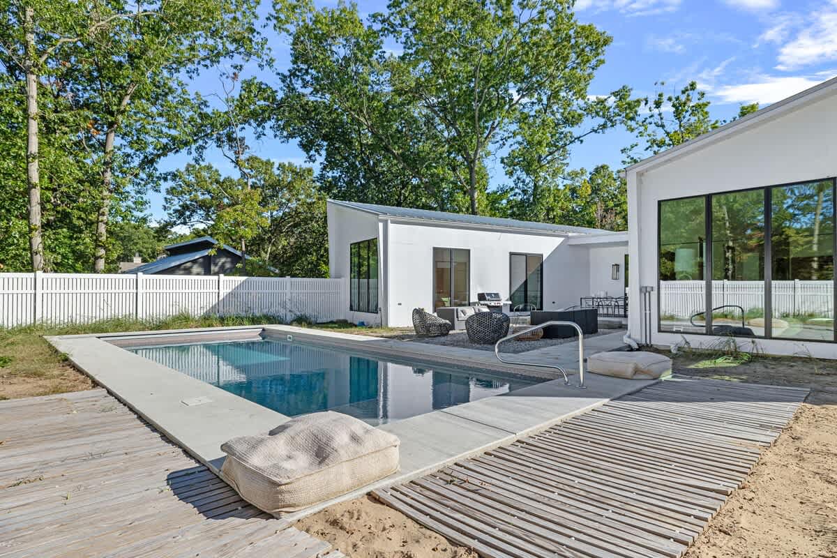 Poolside lounging: the only place to be when life gets too hectic.
