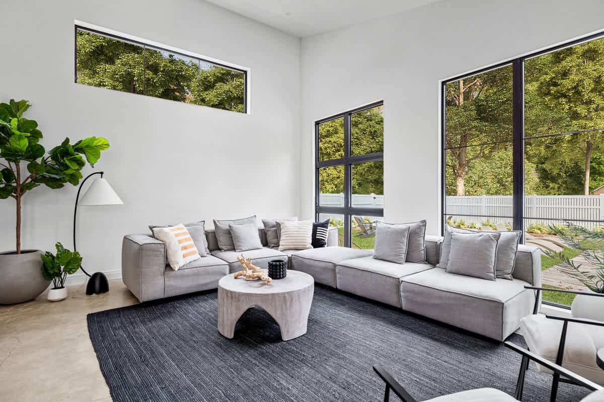 This room is basically a giant hug with a view.