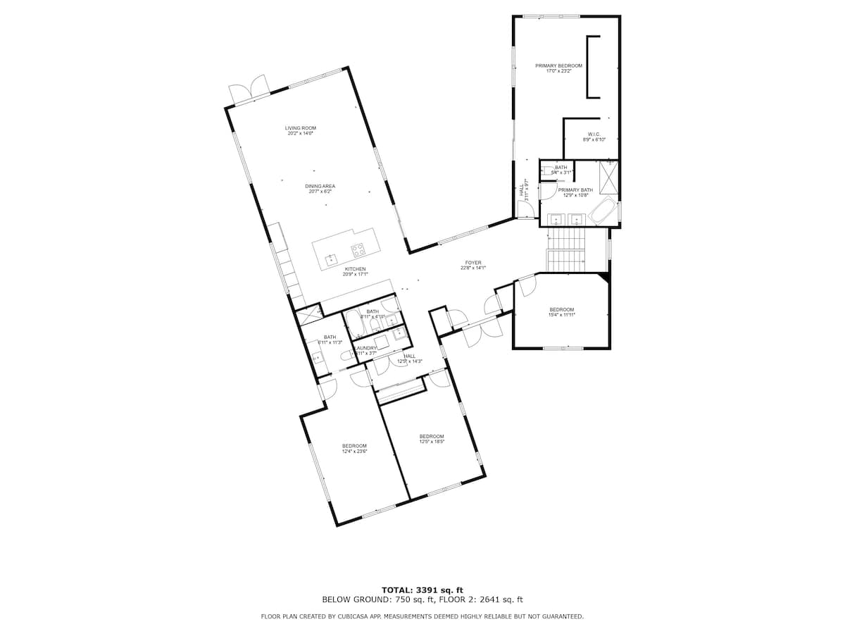 Michiana Shores Beach House 2nd Floor Layout.