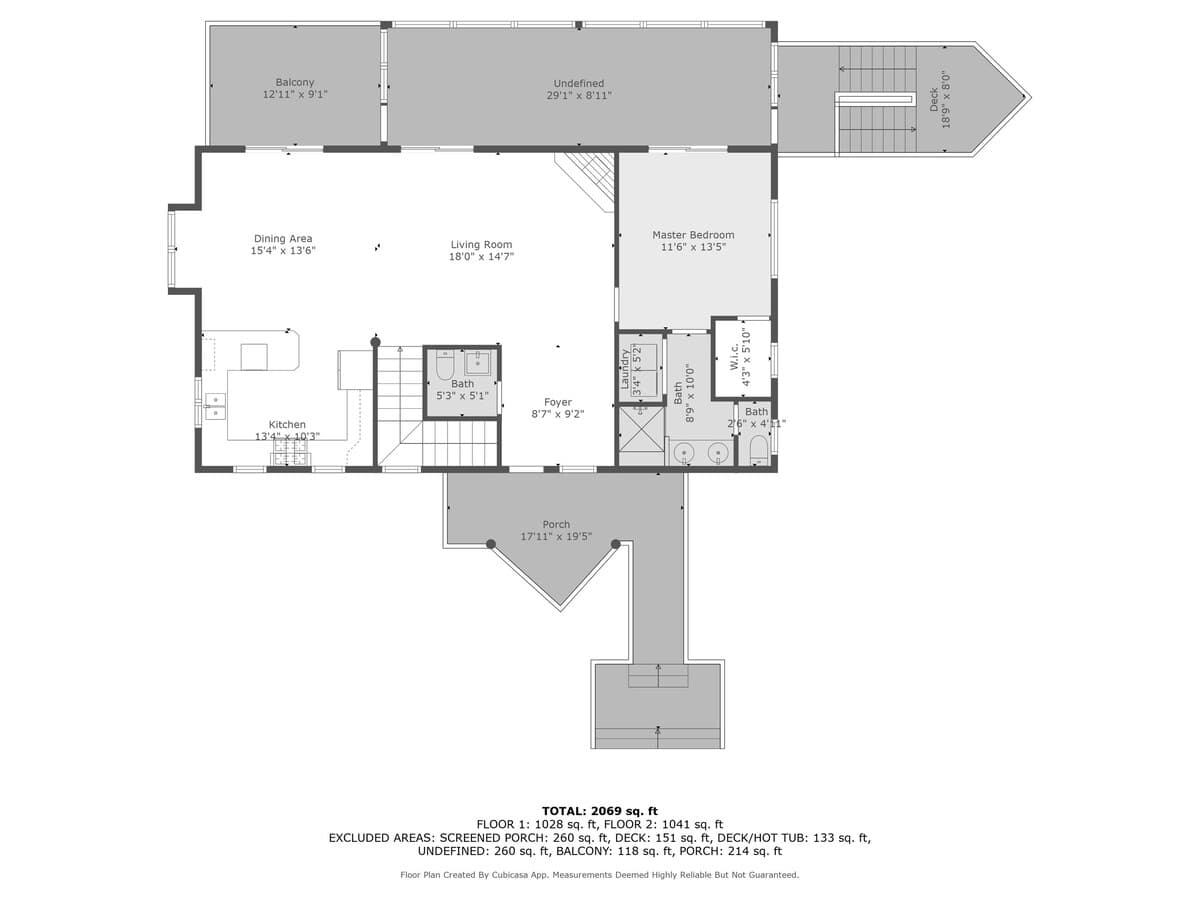 Lodged in The Trees 1st Floor Layout