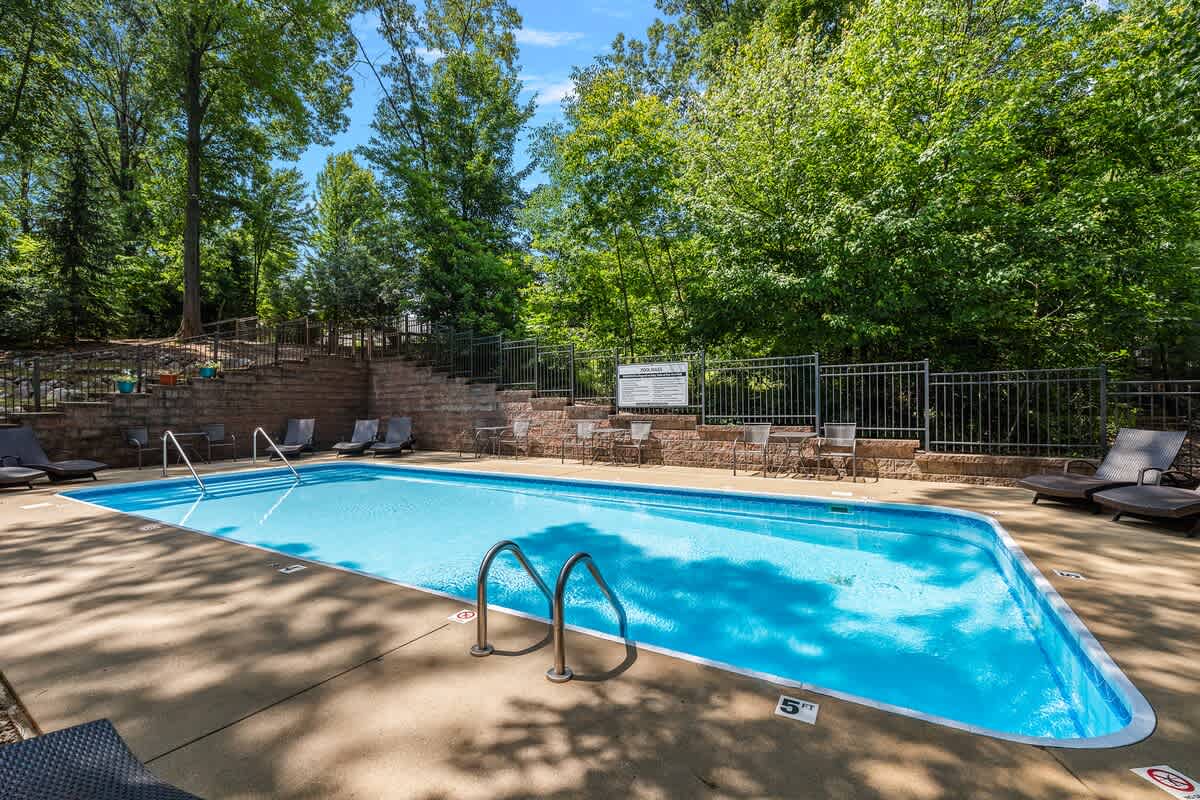 Guests have access to Camp Buffalo's community pool.