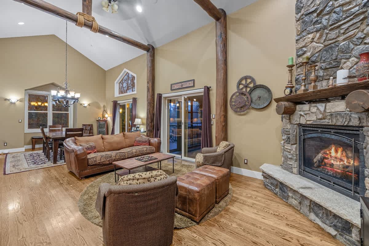 Home is where the fire crackles and the vibes are cozy. Who’s grabbing the hot cocoa?