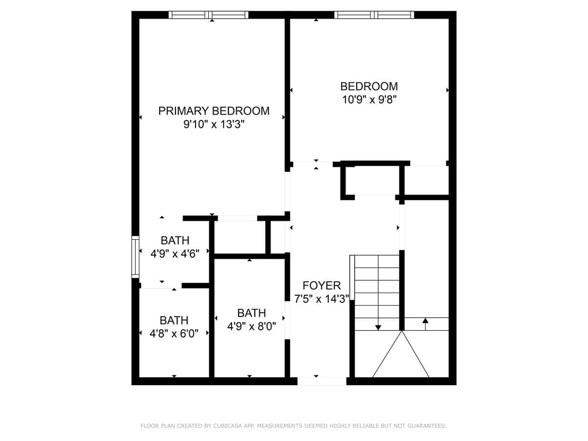 Cozy Ski-In Ski-Out Big Mountain Condo 1st Floor Layout