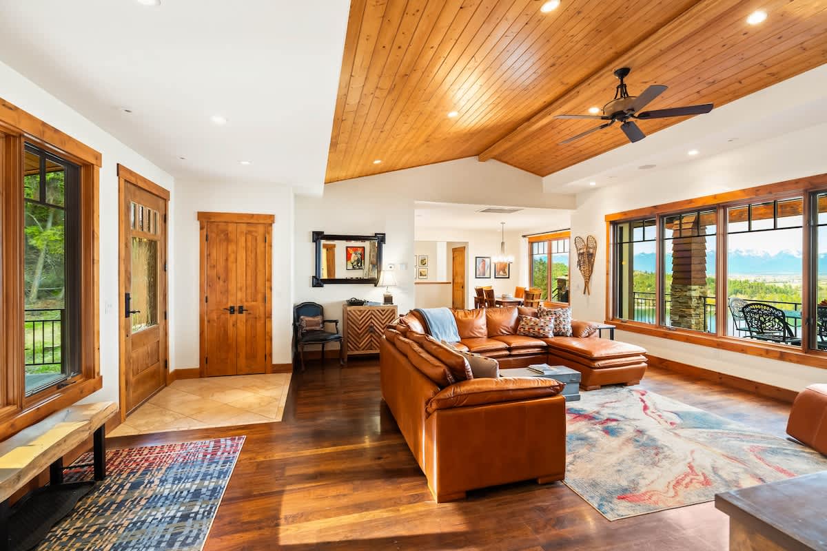 This living room isn’t just a vibe; it’s a whole personality—warm, welcoming, and always ready for a good time.