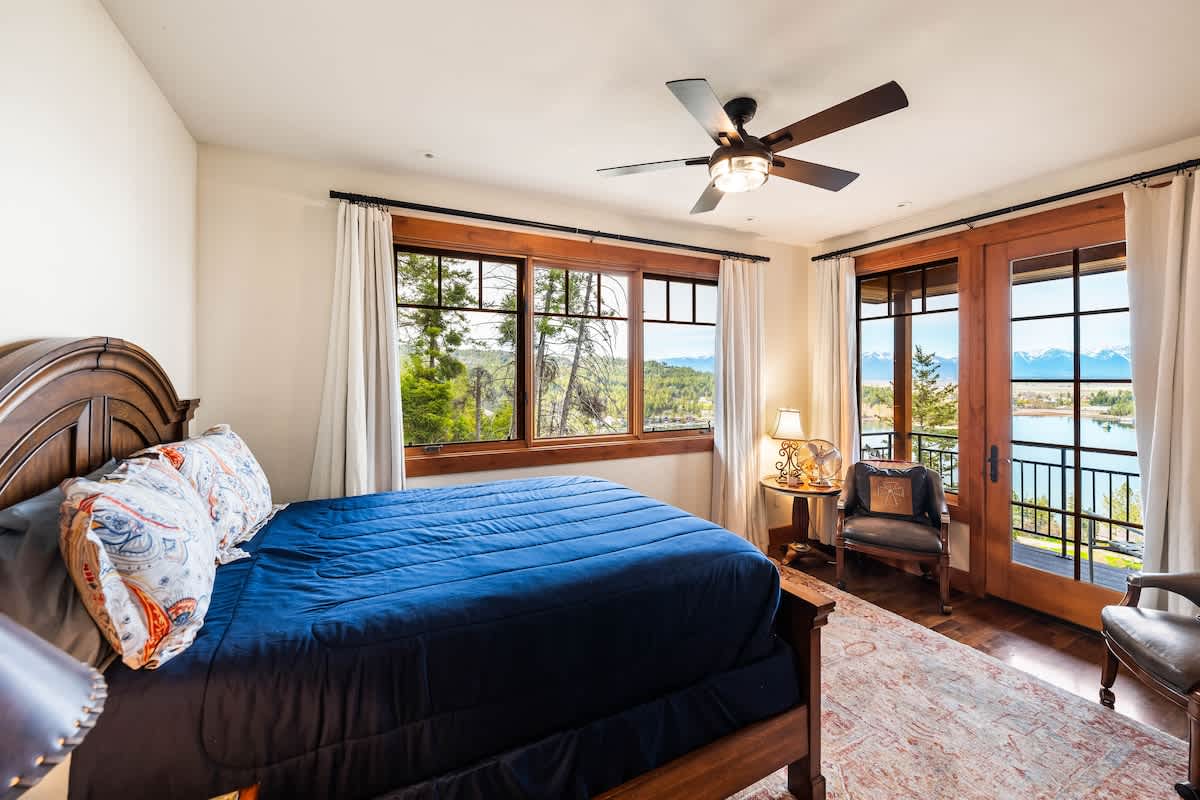 Bedroom 3 is on the main level & has a queen-size bed.