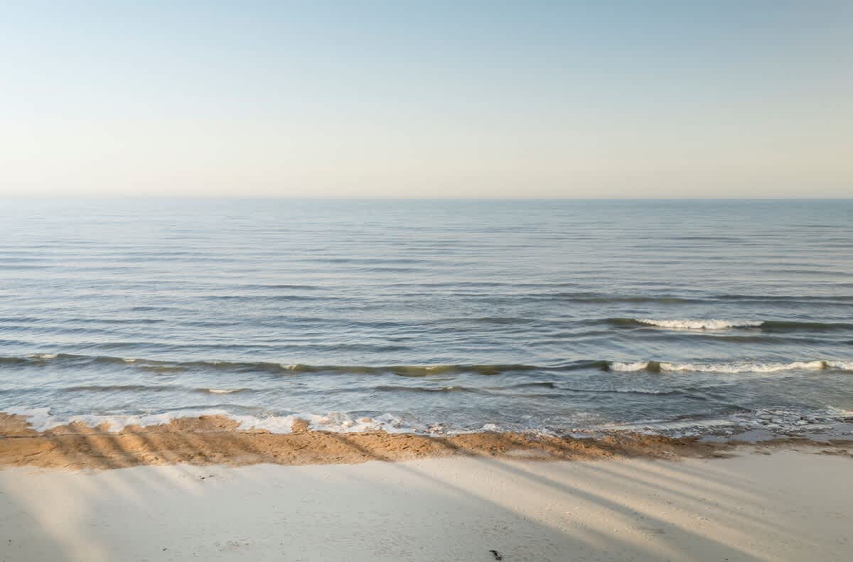 Happy Place is just steps from McKinley Public Beach.