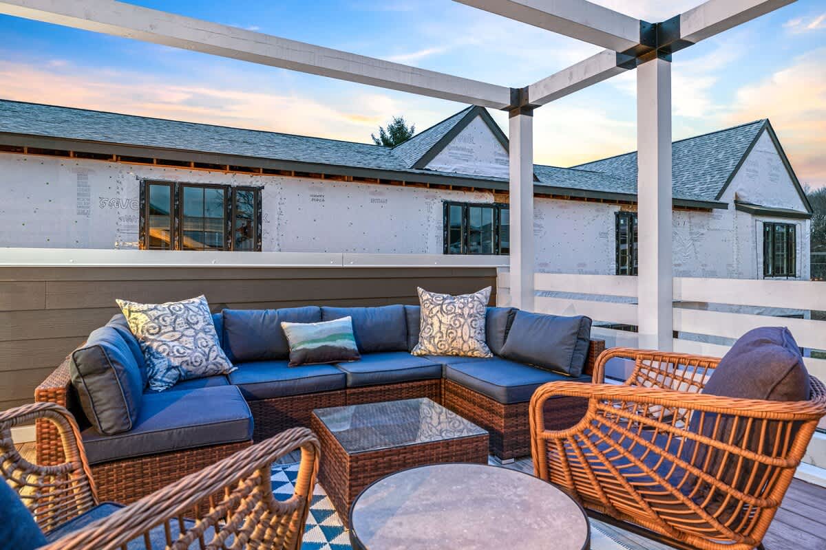 Outdoor hangouts just got an upgrade. Cheers to sunset lounging!