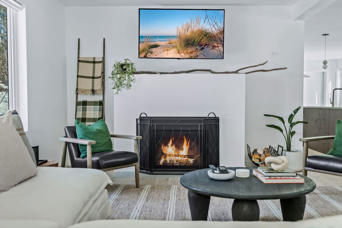 Perfect spot for cozy chats, warm blankets, and a cup of something steamy.