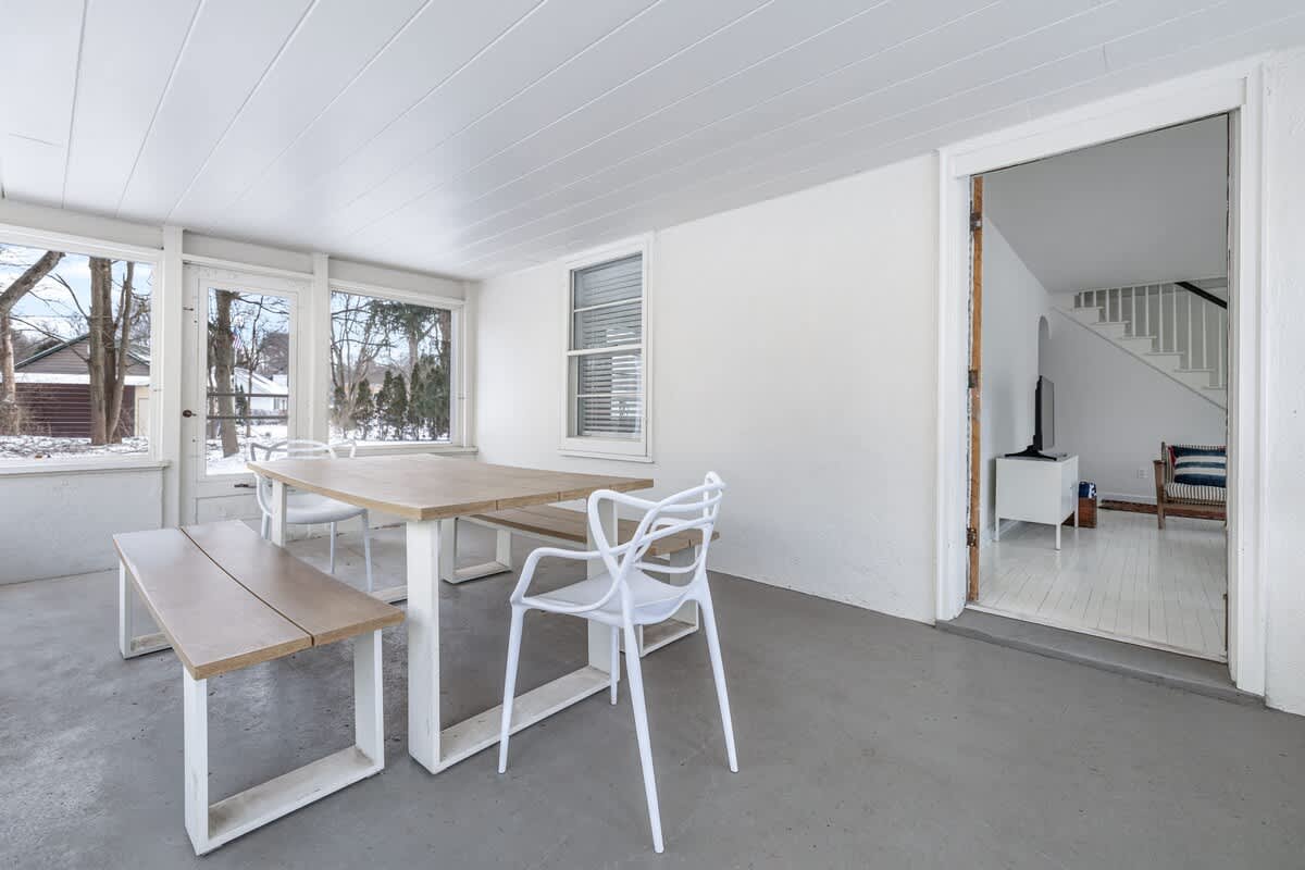 Some call it a sunroom, but we call it a ‘good vibes only’ zone.