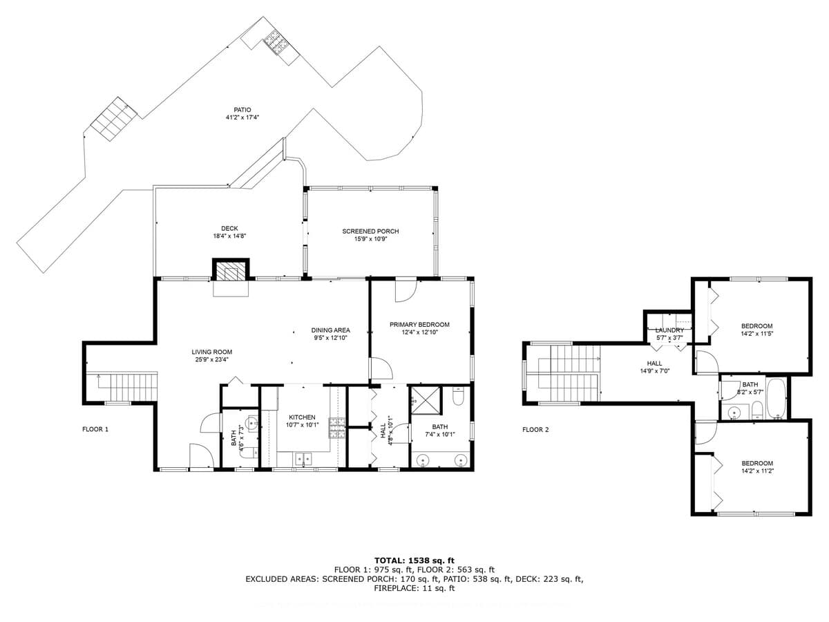 Blue Beech Cottage Floor Lay out