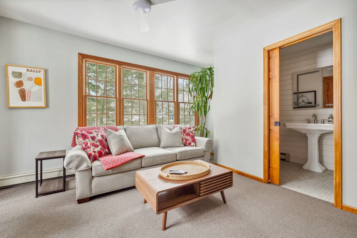 Chic, cozy, and full of natural light—welcome to your getaway!
