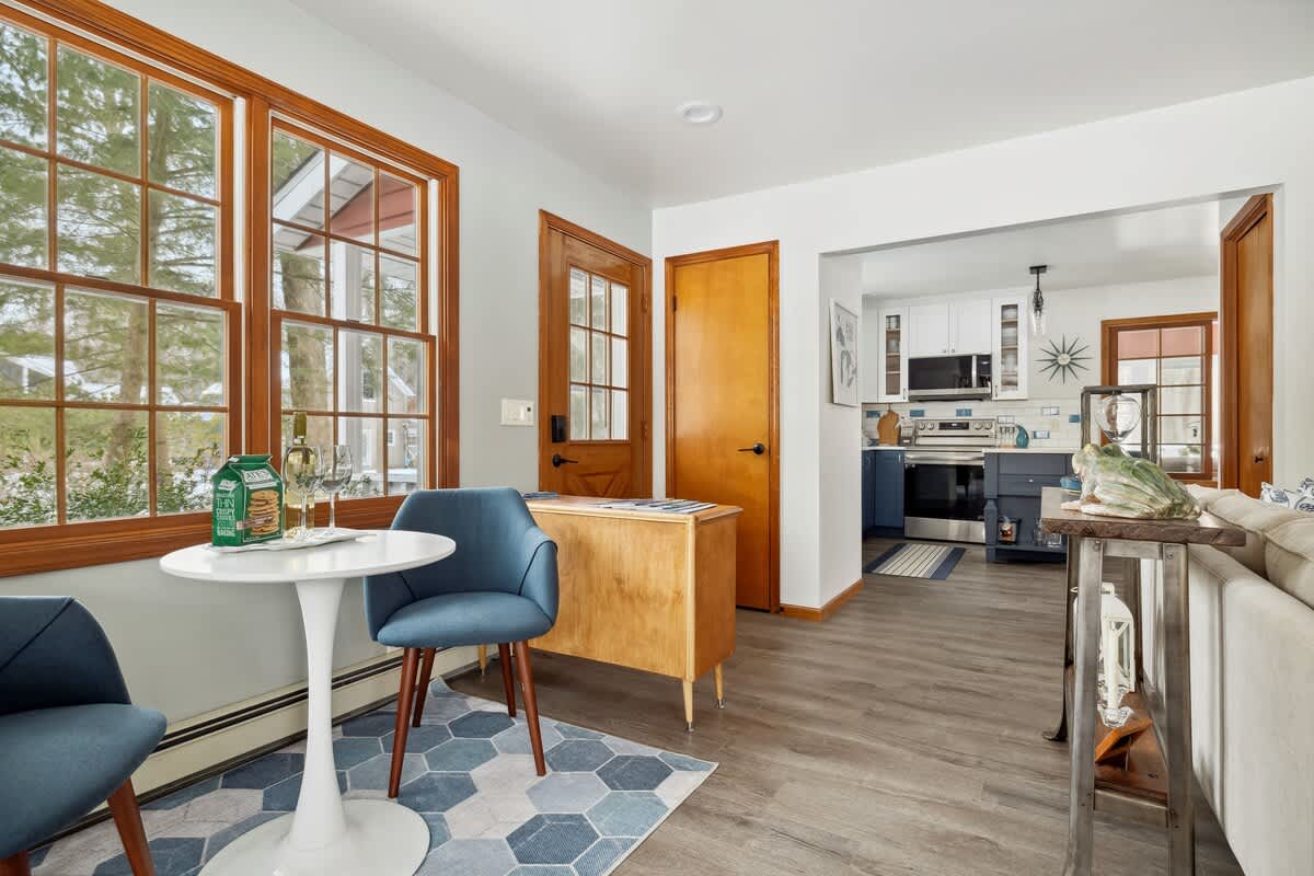 A little blue, a little cozy, and a whole lot of welcome home energy.