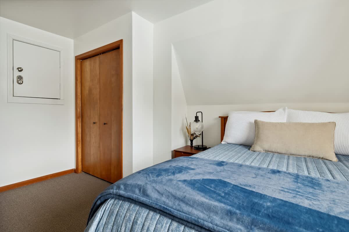 Rest easy in this stylish and serene bedroom retreat!