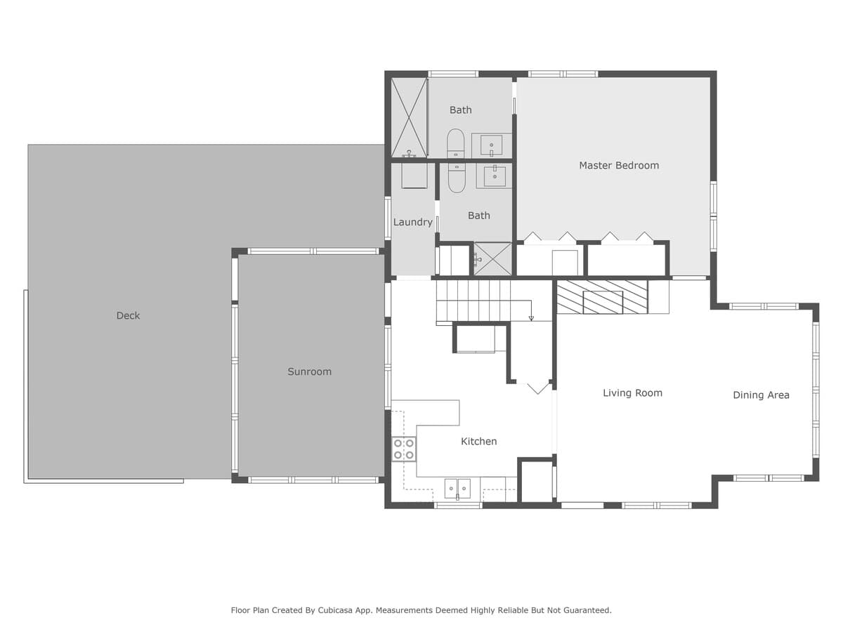 Frogmore Cottage 17's First Floor Layout