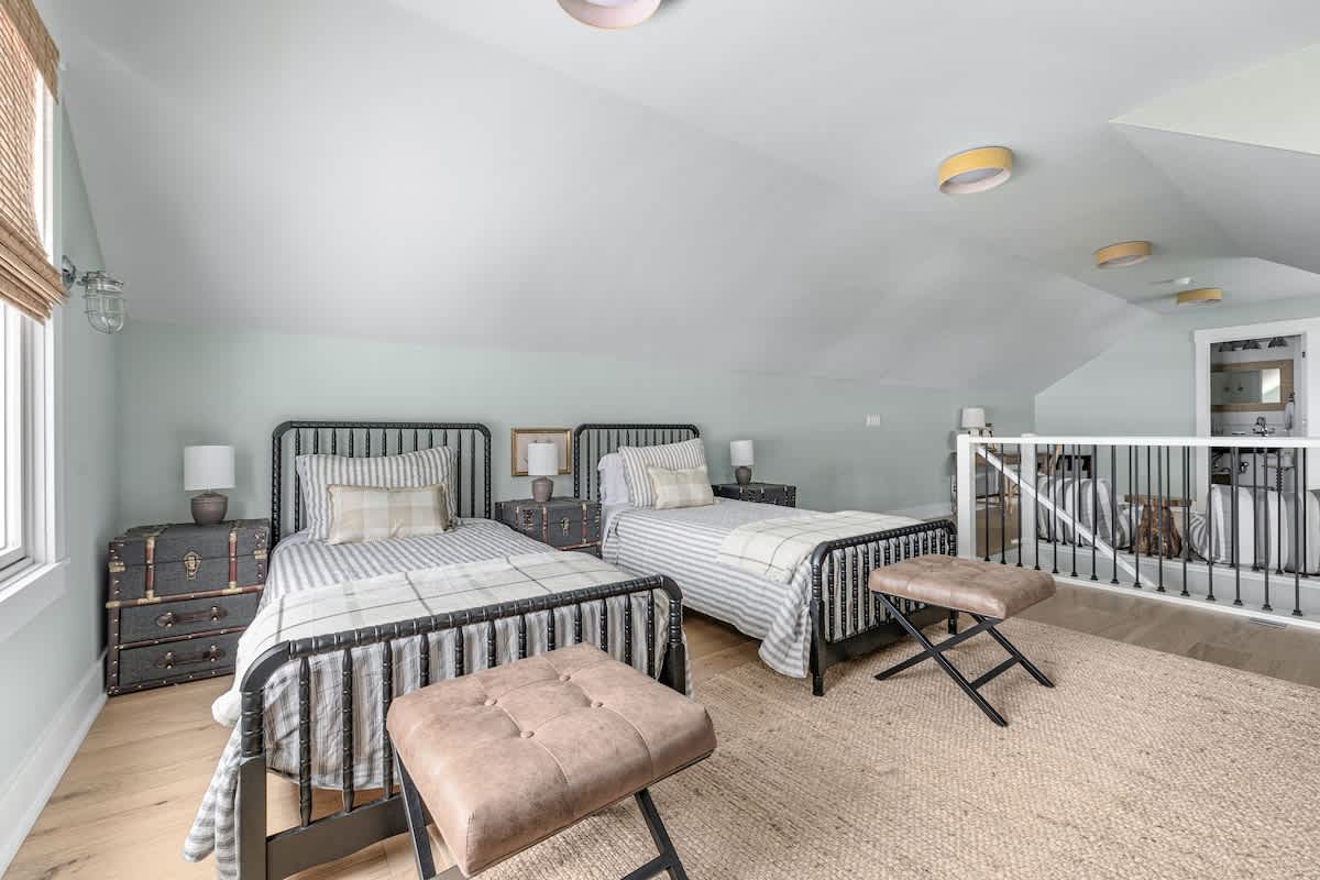 Sleep like royalty in this lofted hideaway—just don’t forget your bedtime story!