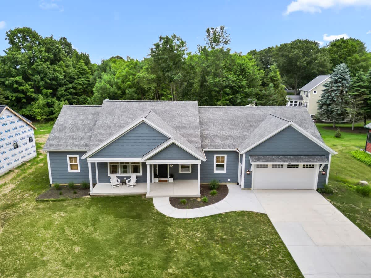 Charming curb appeal and a warm welcome at Blue Hill Cottage.