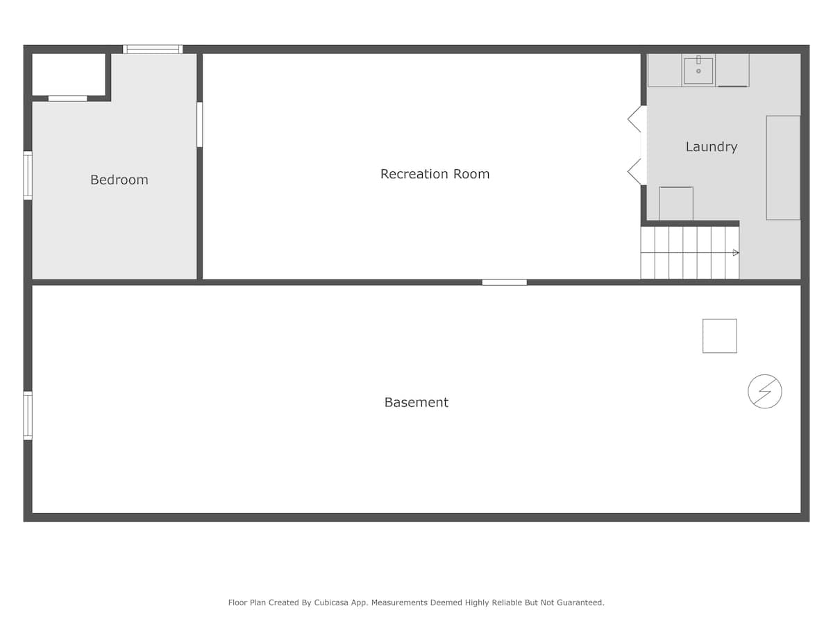 Golden Crest Getaway Basement Layout