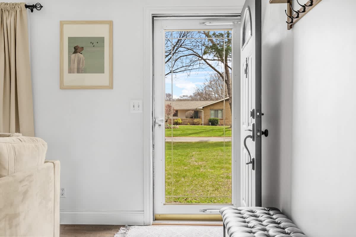 Step into comfort and charm—your getaway-from-it-all starts right at the front door!