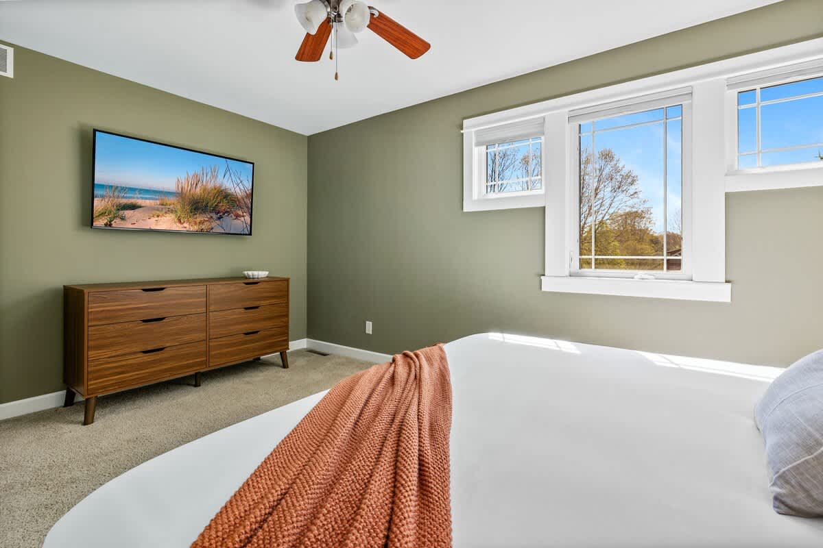 Morning sun, a cozy throw, and your favorite show.