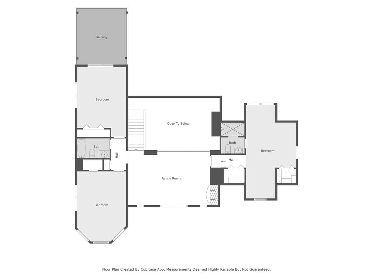 Sunny Dunes Retreat Second Floor Layout