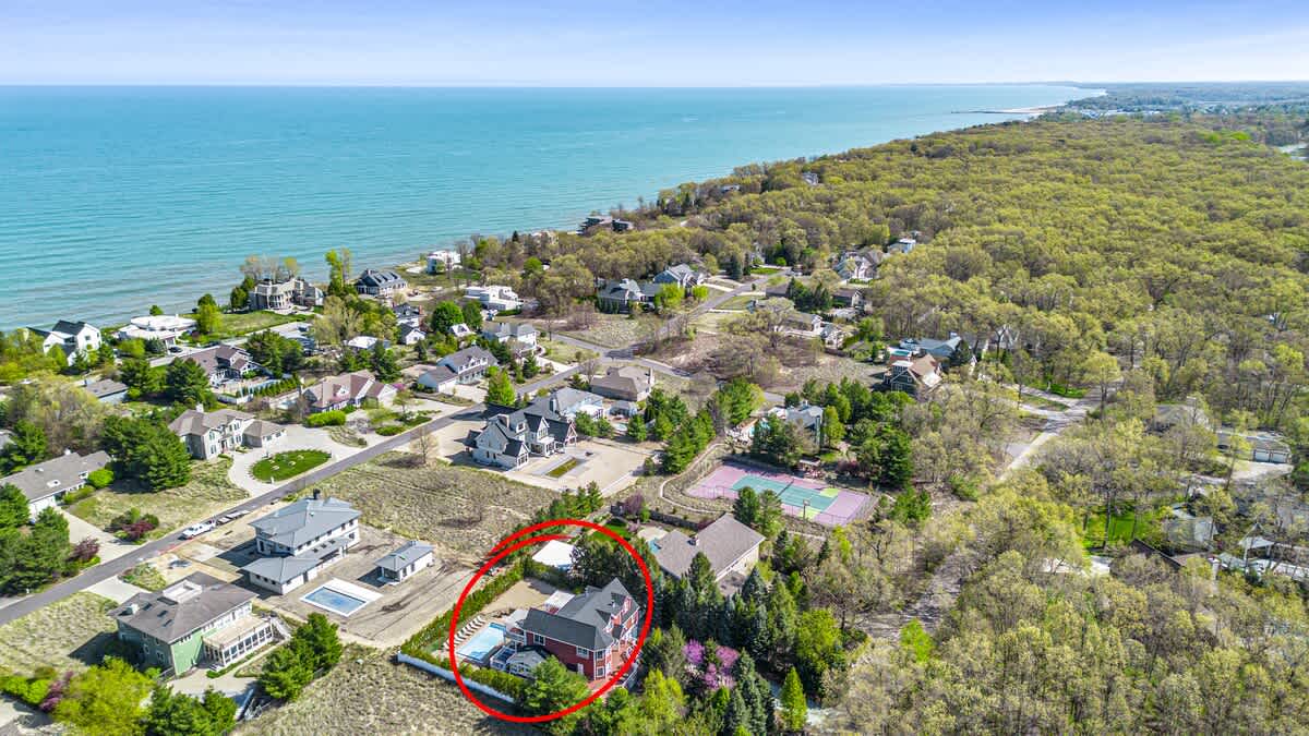 Just a stroll to the shore! This peaceful retreat keeps you close to the lake and all the fun.