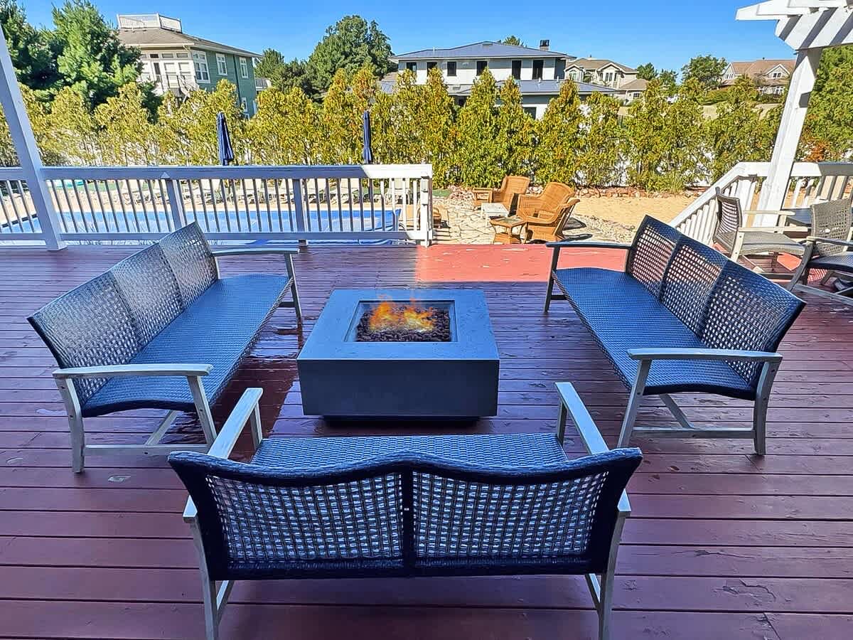 The best spot to sit with loved ones and watch the sunset.