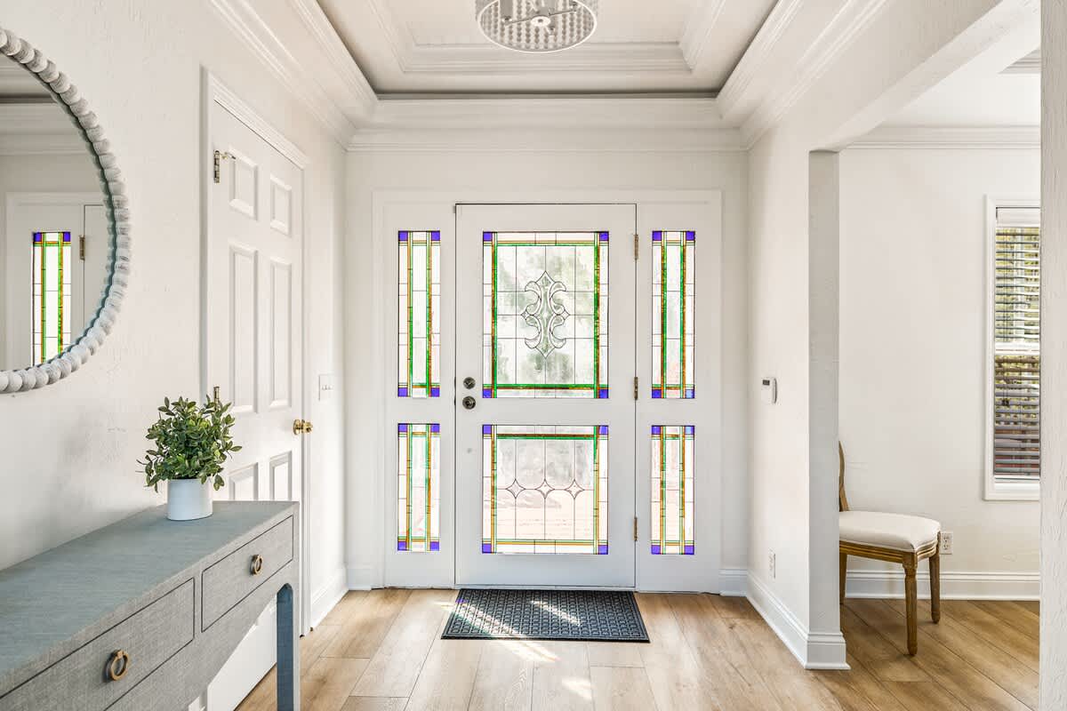 This entryway is more than a pass-through—it’s your invitation to unwind.