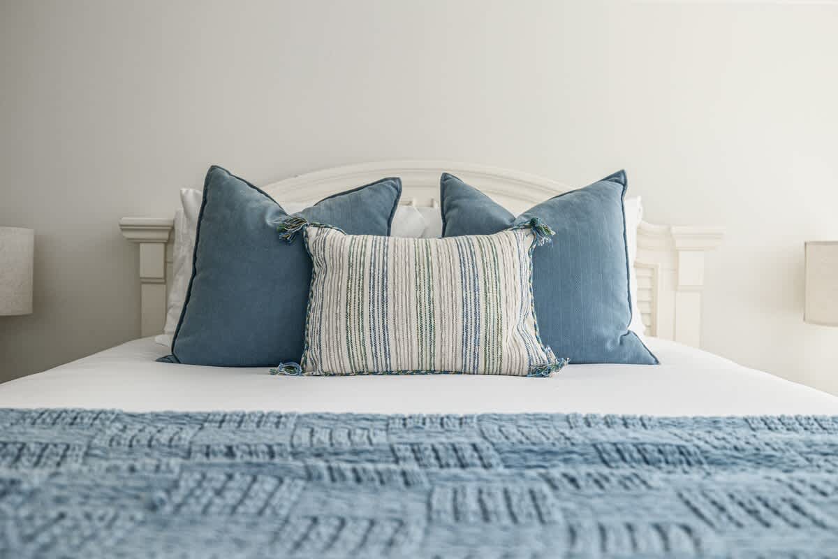 Cool blues and cozy vibes, just for you.