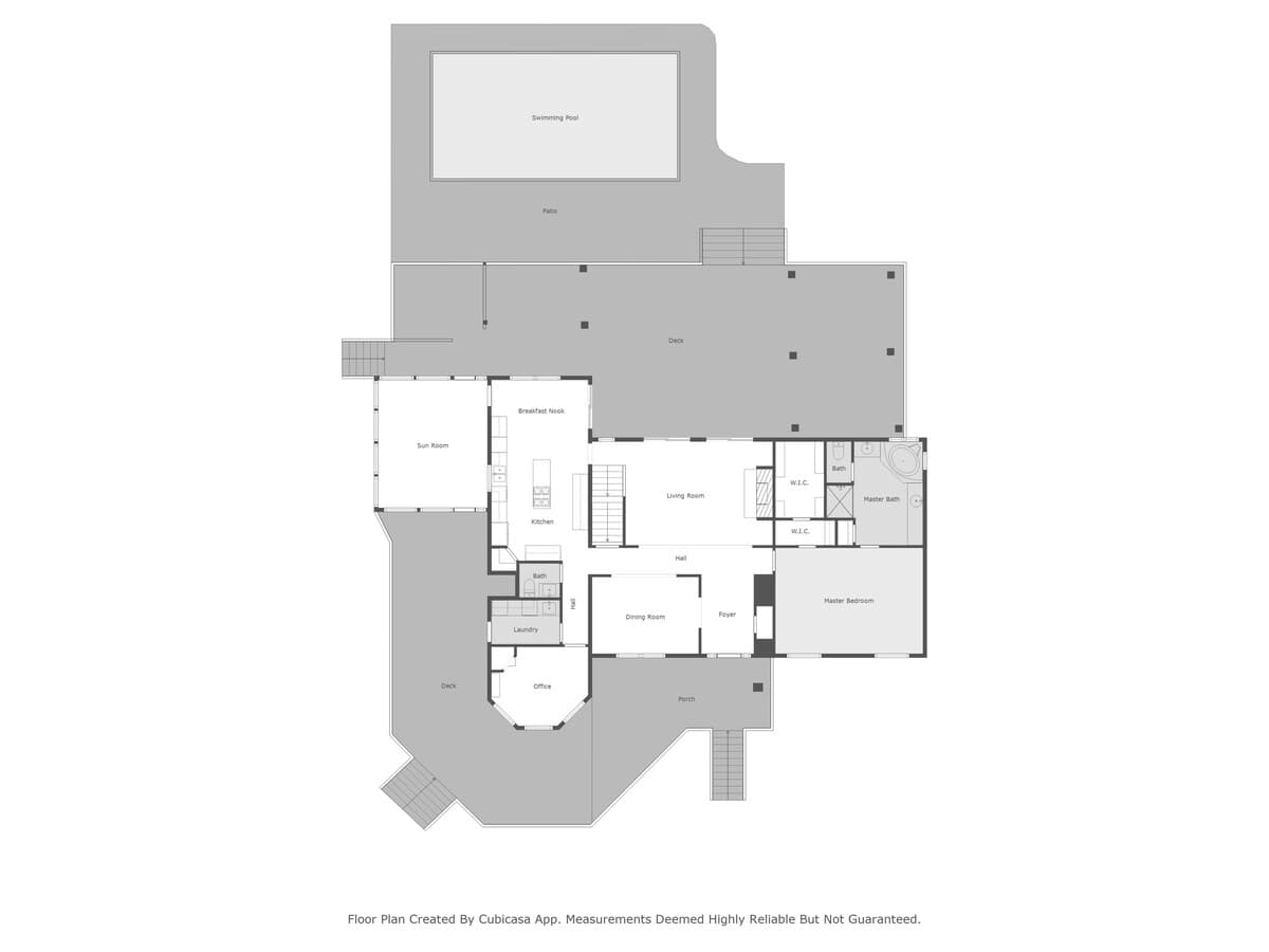 Sunny Dunes Retreat Main Floor Layout