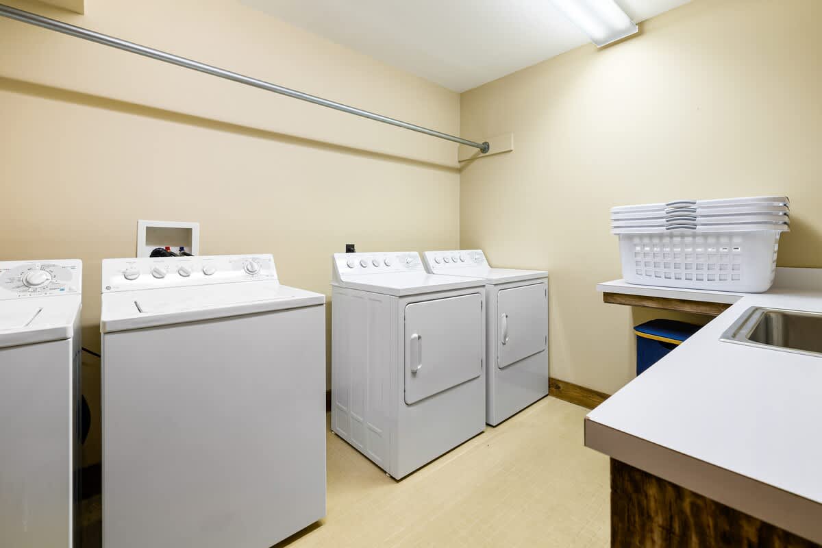 In-cabin laundry? Yep, Wilder Woods has you covered!