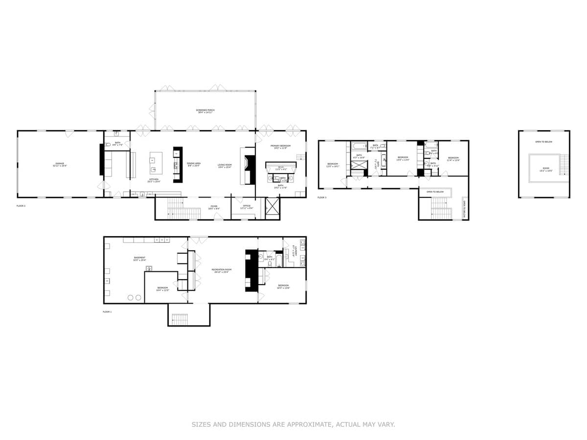 Wilder Woods Floor Plan Layout.
