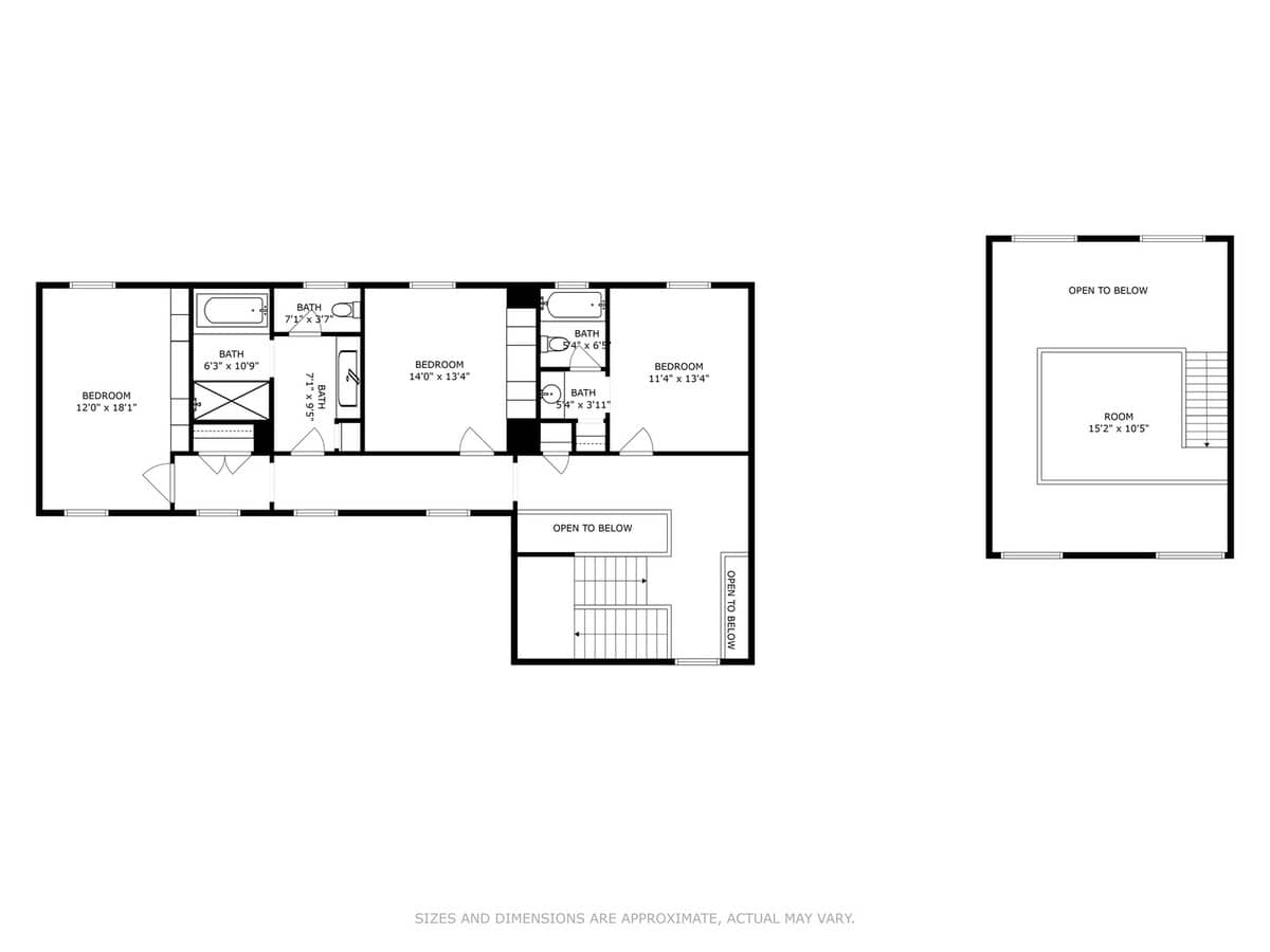 Wilder Woods 2nd Floor Plan.