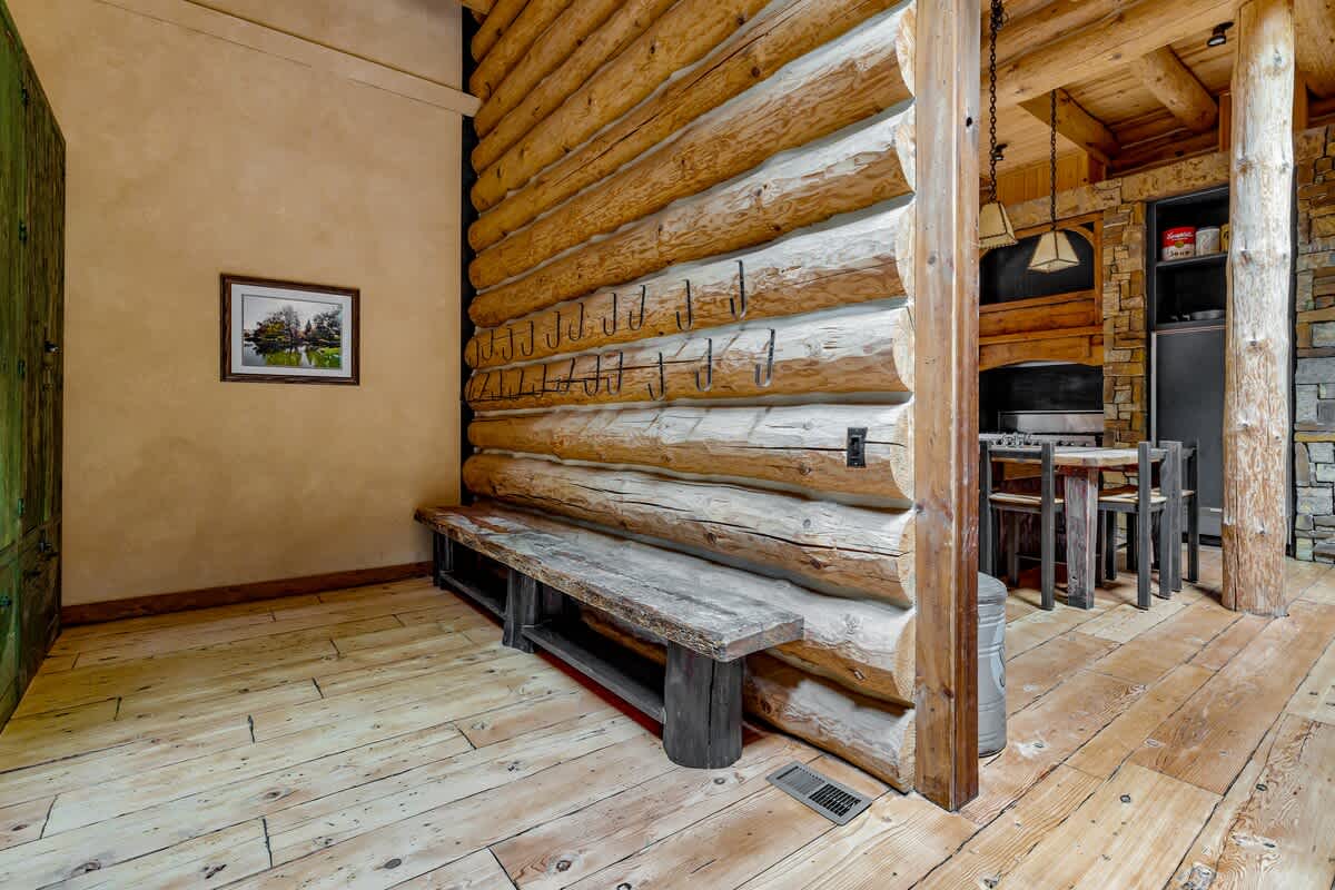 The inviting bench beckons you to sit back, relax, and soak in the tranquility.