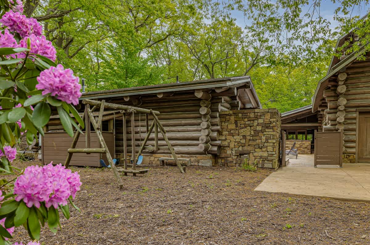 The swing set invites you to pause and enjoy life’s little moments.