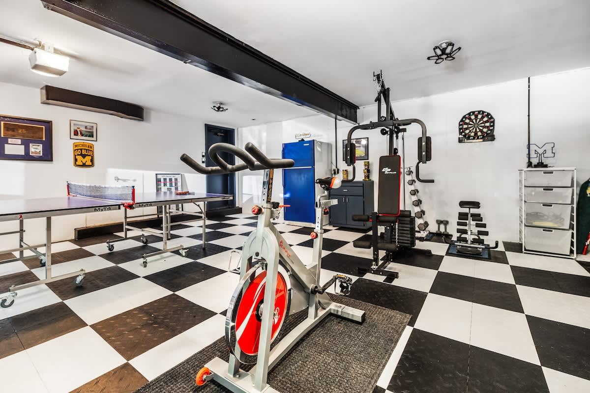 Challenge your crew to darts, ping pong, or a fitness showdown.