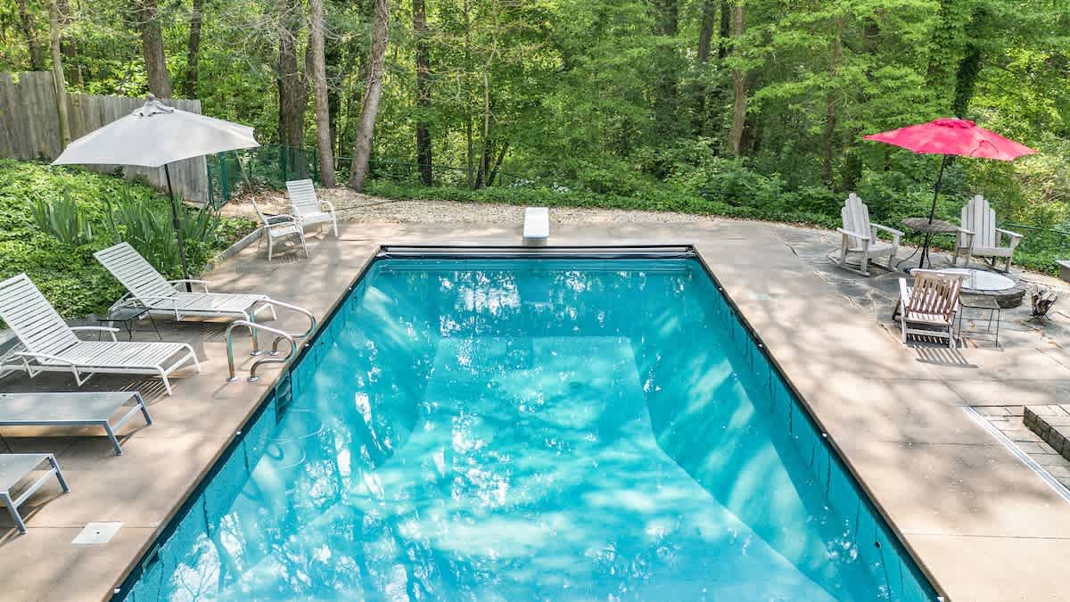 Crystal clear. Tree-lined. Totally yours.