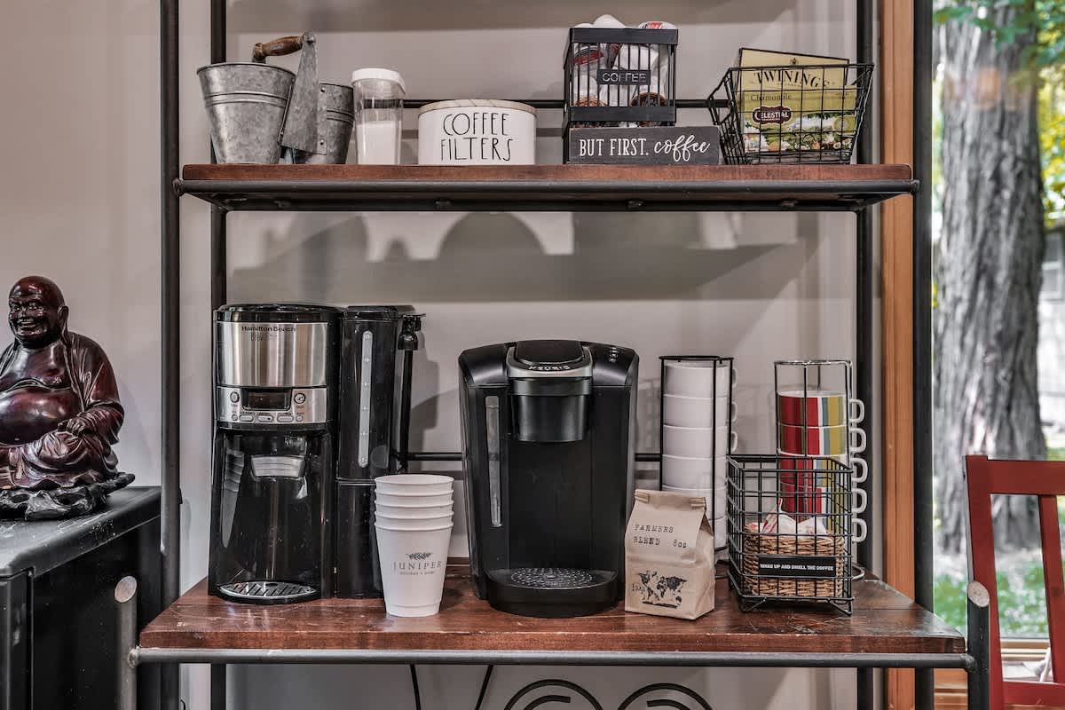 Brew bar bliss—sip, relax, repeat!