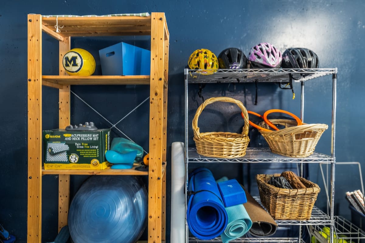 Organized and stocked for fitness, fun, and family play.