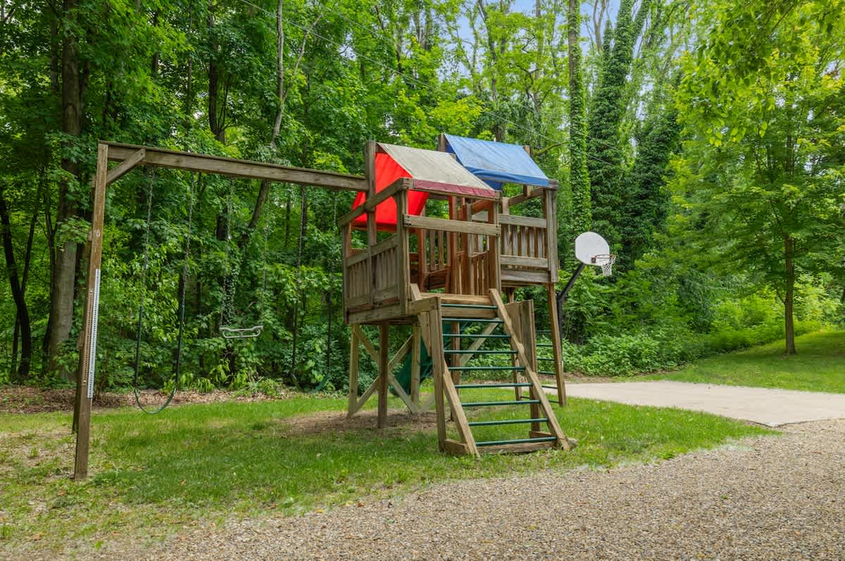 Swings, slides, and shots—fun for every little explorer.