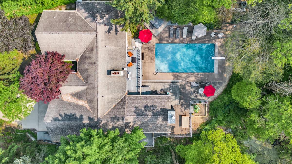 The ultimate hideaway—pool, spa, fire pit, and more.