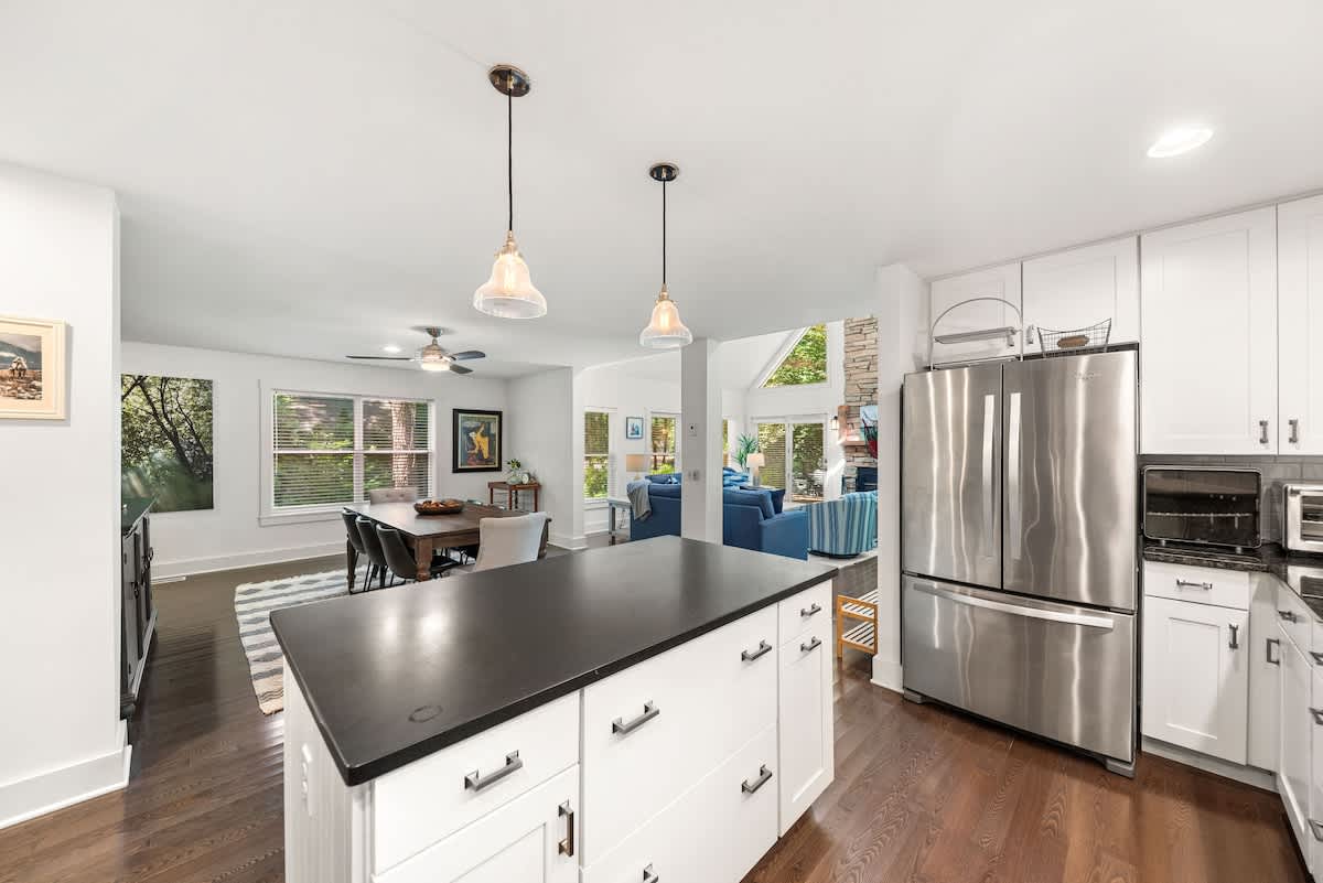 Open-concept living with style, space, and light.