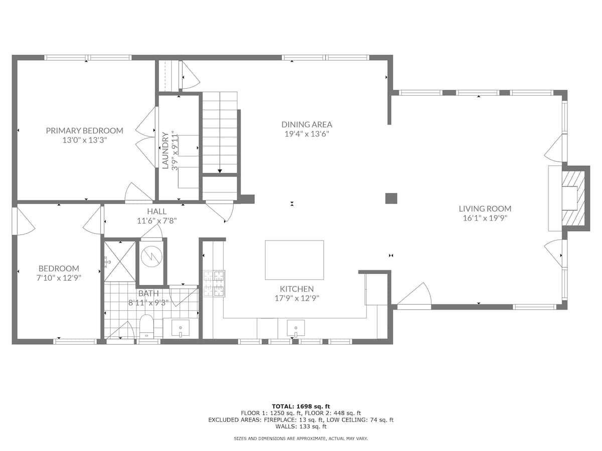 Oasis in the Woods 1st Floor Plan